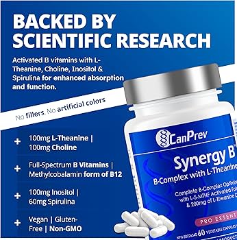Amazon.com: CanPrev Synergy B-Complex with L-Theanine Vegi